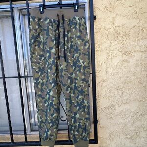 Figs Olive Camo Technical Collection Scrub Pants Large Tall L/T